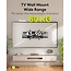 Goobay Pro TV-muurbeugel | tot 90 inch | full motion | extra lang