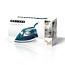Stoomstrijkijzer met keramische zool 2200W Blauw