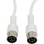 BOSSCOM DIN 8-pins / Powerlink PL8 kabel voor B&O | wit | 10 meter