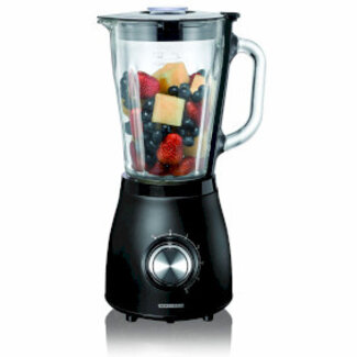Blender 1,5L glazen kan verstuiver 500W matzwart