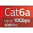 SFTP CAT6a slimline flexibele netwerkkabel | TPE LSZH | grijs | 25 meter