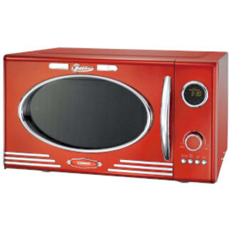 Magnetron elektronische grill 23L 800W Metallic Rood