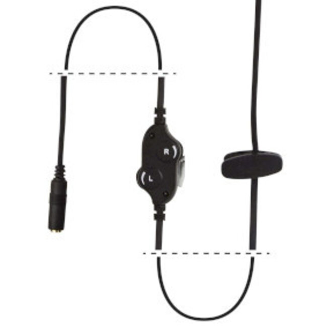 Hoofdtelefoon met volumeregeling