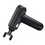Oplaadbaar massagepistool met LED 4 koppen Zwart