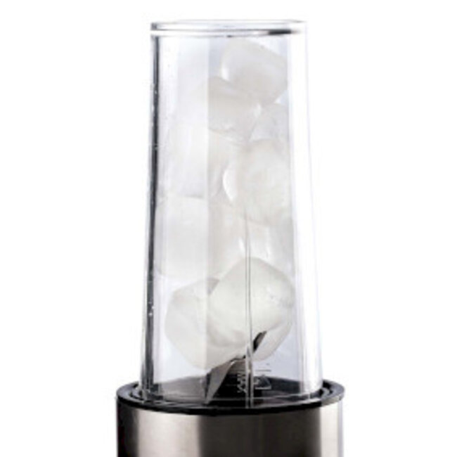 Smoothie-to-go pro drinkbeker Comfortjuicer 450 ml voor school, werk of de sportschool - Zwart