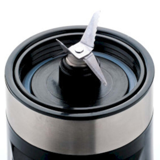 Smoothie-to-go pro drinkbeker Comfortjuicer 450 ml voor school, werk of de sportschool - Zwart