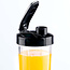 Smoothie-to-go pro drinkbeker Comfortjuicer 450 ml voor school, werk of de sportschool - Zwart