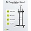 Goobay Pro TV-vloerstandaard | tot 70 inch | verrijdbaar | kantelbaar