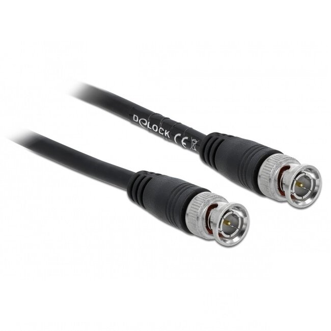 BNC kabel | RG59 | 75 Ohm | koper | zwart | 20 meter