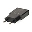 Nedis USB lader | USB-C PD en USB-A QC | incl. USB-C kabel | GaN | 20W | zwart