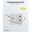 Goobay USB lader set | 2x lader met 2x USB-C PD | incl. 2x USB-C kabel | 35W | zwart + wit | 1 meter