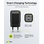 Goobay USB lader set | 2x lader met 2x USB-C PD | incl. 2x USB-C kabel | 35W | zwart + wit | 1 meter