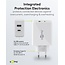Goobay USB lader set | 2x lader met USB-C PD en USB-A | incl. 2x USB-C kabel | 30W | zwart + wit | 1 meter