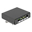 Delock Blank Panel 4 port for Keystone RJ-modules black - for mounting on a table, wall or DIN rail