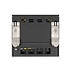 Delock Blank Panel 4 port for Keystone RJ-modules black - for mounting on a table, wall or DIN rail