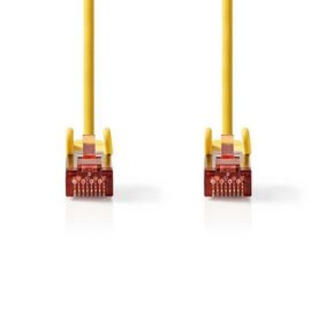 CAT6 Netwerkkabel | RJ45 Male | RJ45 Male | S/FTP | 2.00 m | Rond | LSZH | Geel | Envelop