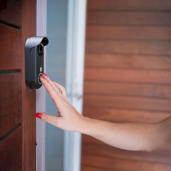 SmartLife Videodeurbel | Transformator | Full HD 1080p | Cloud Opslag (optioneel) / microSD (niet inbegrepen) / Onvif | IP54 | Met bewegingssensor | Nachtzicht | Zwart