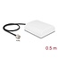 Delock WiFi 2,4 GHz Antenna N plug 8 dBi directional with connection cable RG-58, 50 cm white outdoor