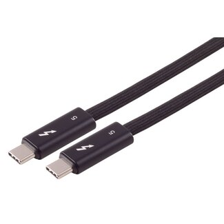 S-Impuls USB-C® Verbindungskabel, Typ-C Stecker auf Typ-C Stecker, TB5, UltraFlex, 240W, Pro, 2,0m