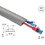 Delock Cable Duct PVC flexible 50 x 14 mm - length 2 m grey