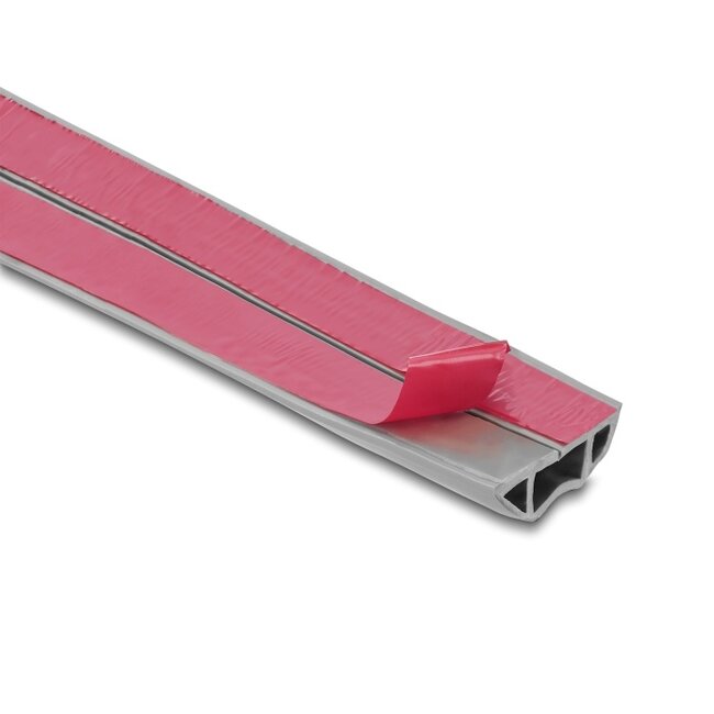 Delock Cable Duct PVC flexible 50 x 14 mm - length 2 m grey