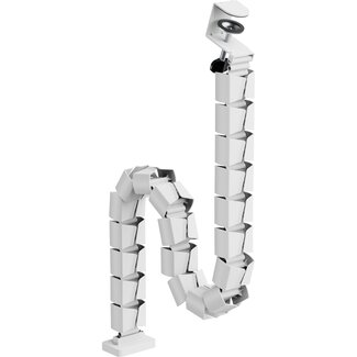 InLine InLine flexibele bureau kabelgoot | bureauklem | 134 cm | wit
