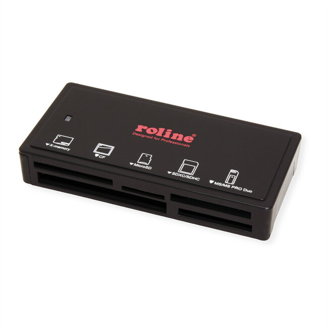 ROLINE USB 3.2 Gen 1 Multi Card Reader, zwart