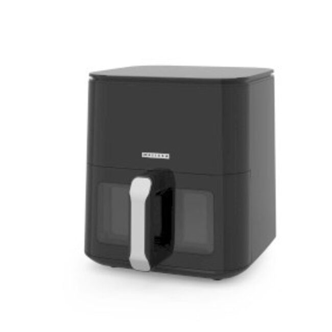 Digitale heteluchtfriteuse XL | 5 l | 60-min Timer | 8 Voorinstellingen | Kijkvenster | Zwart