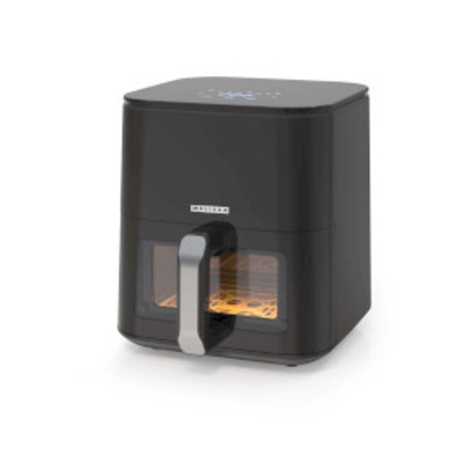 Digitale heteluchtfriteuse XL | 5 l | 60-min Timer | 8 Voorinstellingen | Kijkvenster | Zwart
