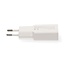 Nedis USB lader | USB-C PD en USB-A QC | incl. USB-C kabel | GaN | 20W | wit