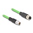M12 8-pins X-gecodeerde industriële netwerk verlengkabel | CAT6a | PUR | 2 meter
