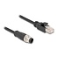 M12 8-pins A-gecodeerd (m) - RJ45 (m) industriële netwerkkabel | CAT5e | PVC | 5 meter