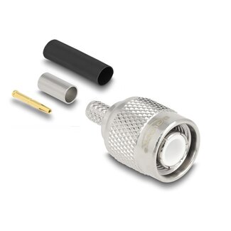 DeLOCK Delock TNC plug for crimping LMR 200 with matching shrink tube