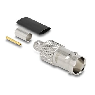 DeLOCK Delock BNC jack for crimping RG-59 with matching shrink tube