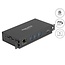 Delock 3 Port USB 5 Gbps Hub + RJ45 Gigabit LAN PoE++ Port with USB Type-C™ host-connector in metal case and 1.5 kV Isolation