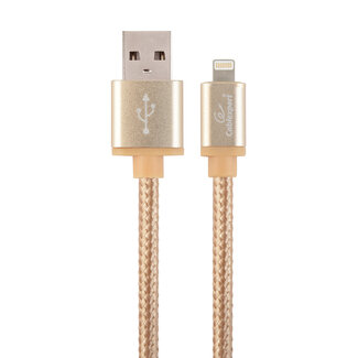 Cablexpert 8-Pin laad- & datakabel 1.8 meter goud