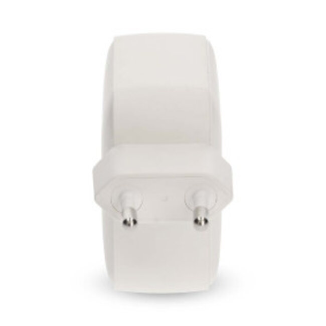 Oplader | 100 W | GaN | PD3.0 | Snellaad functie | 2.5 / 3.0 / 5.0 A | Outputs: 3 | USB-A / 2x USB-C™ | Automatische Voltage Selectie | Wit