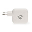 Oplader | 100 W | GaN | PD3.0 | Snellaad functie | 2.5 / 3.0 / 5.0 A | Outputs: 3 | USB-A / 2x USB-C™ | Automatische Voltage Selectie | Wit