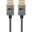 Goobay Plus DisplayPort kabel | Slimline | DP2.1 (10K 60Hz) | UHBR10 (40Gbit/s) | 2 meter