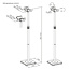 My Wall luidspreker statief set | tot 5 kg | 85-112 cm hoog