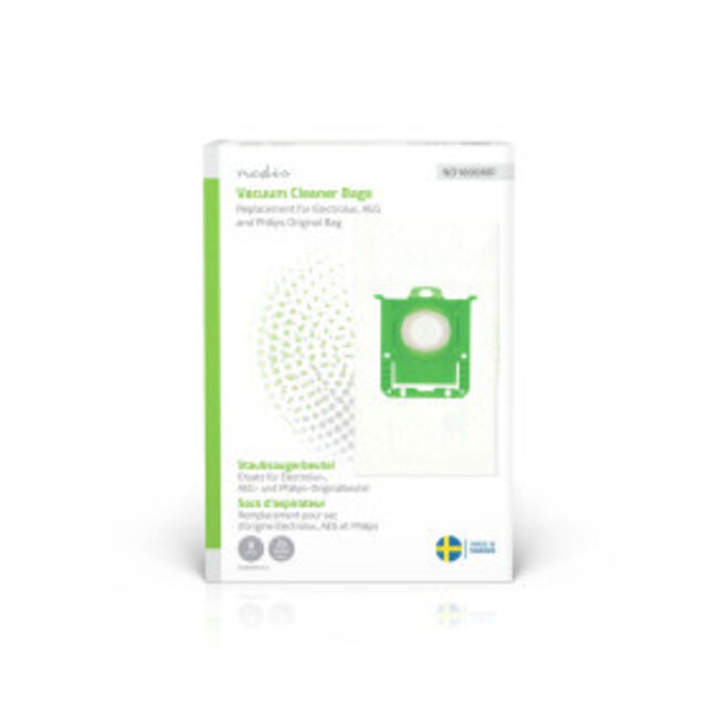 Stofzuigerzak | 8 Stuks | Synthetisch | Meest verkocht voor: Replacement for Electrolux, AEG and Philips Original Bag | Wit