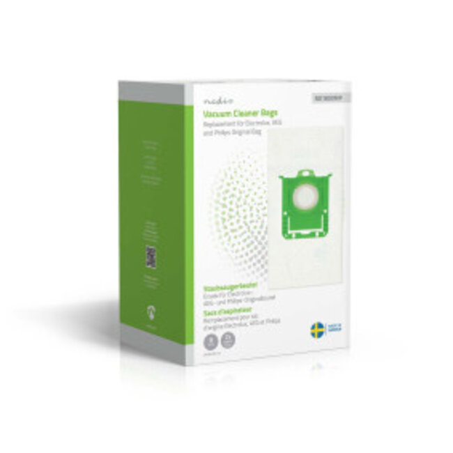 Stofzuigerzak | 8 Stuks | Synthetisch | Meest verkocht voor: Replacement for Electrolux, AEG and Philips Original Bag | Wit