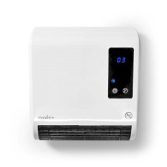 Nedis Badkamer verwarming | 2000 W | Instelbare thermostaat | 2 Verwarmingsmodi | IP22 | Afstandsbediening | Wit