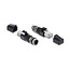 M12 4-pins D-gecodeerd (m) - RJ45 (m) industriële netwerkadapter | CAT5e | PVC