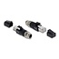 M12 8-pins X-gecodeerd (m) - RJ45 (m) industriële netwerkadapter | CAT6 | PVC
