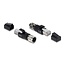 M12 8-pins X-gecodeerd (v) - RJ45 (m) industriële netwerkadapter | CAT6 | PVC