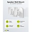 Goobay luidspreker muurbeugel | set van 4 | tot 3,5 kg | wit