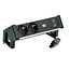 BACHMANN DESK2 ALU ZWART 2x Geaard stopcontact, USB, USB oplader 22W A&C 0,2m GST18