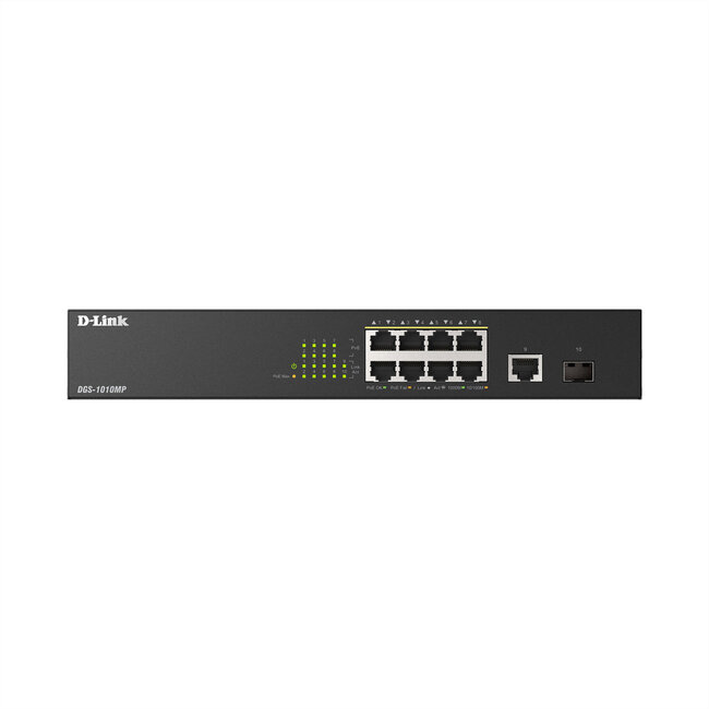 D-Link DGS-1010MP/E 10-Port PoE+ Switch