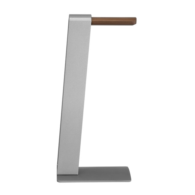 My Wall tafelstandaard voor hoofdtelefoons en headsets | zilver/hout